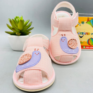 Breathable Baby Sandals in Snail Character
